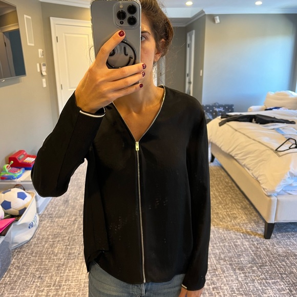 Rag & Bone Zipper Blouse - Picture 2 of 7